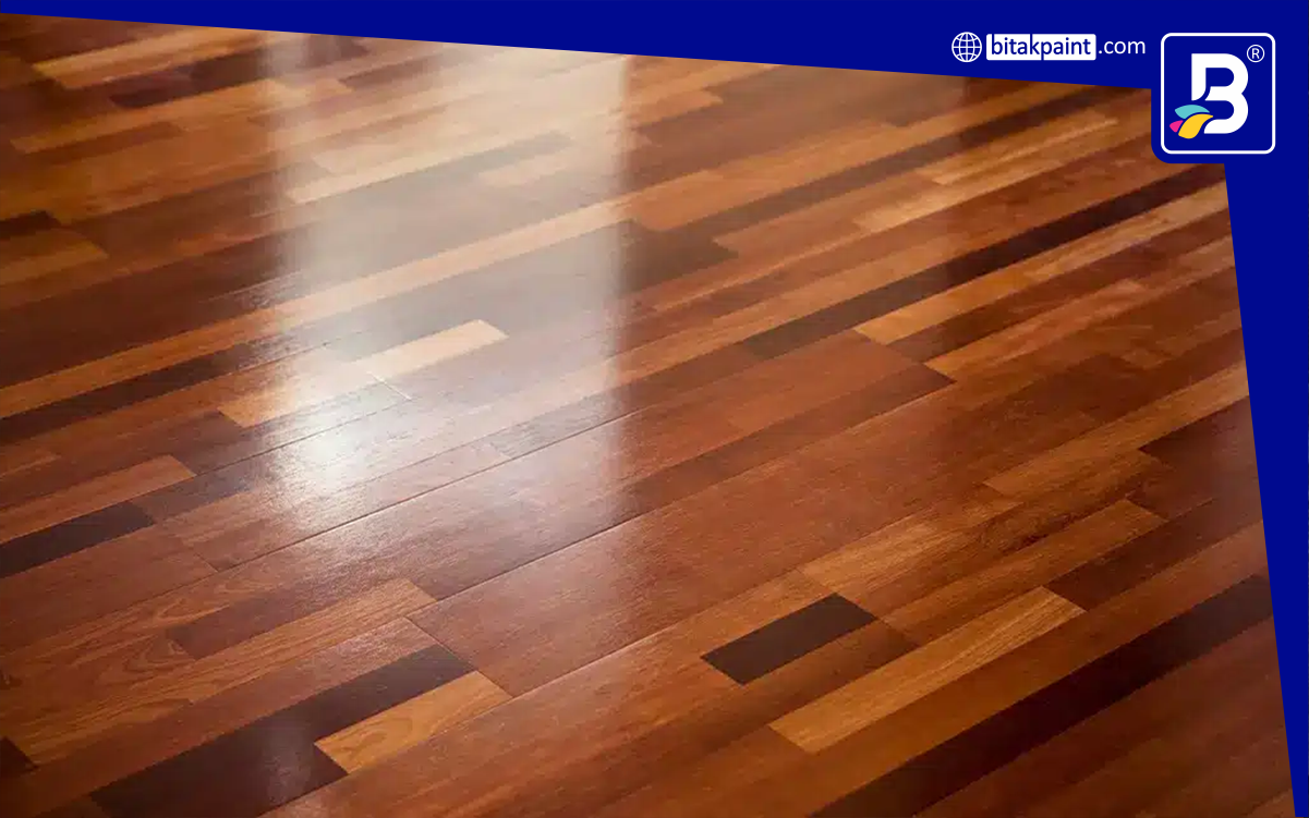 رنگ پلی اورتان براق چوب