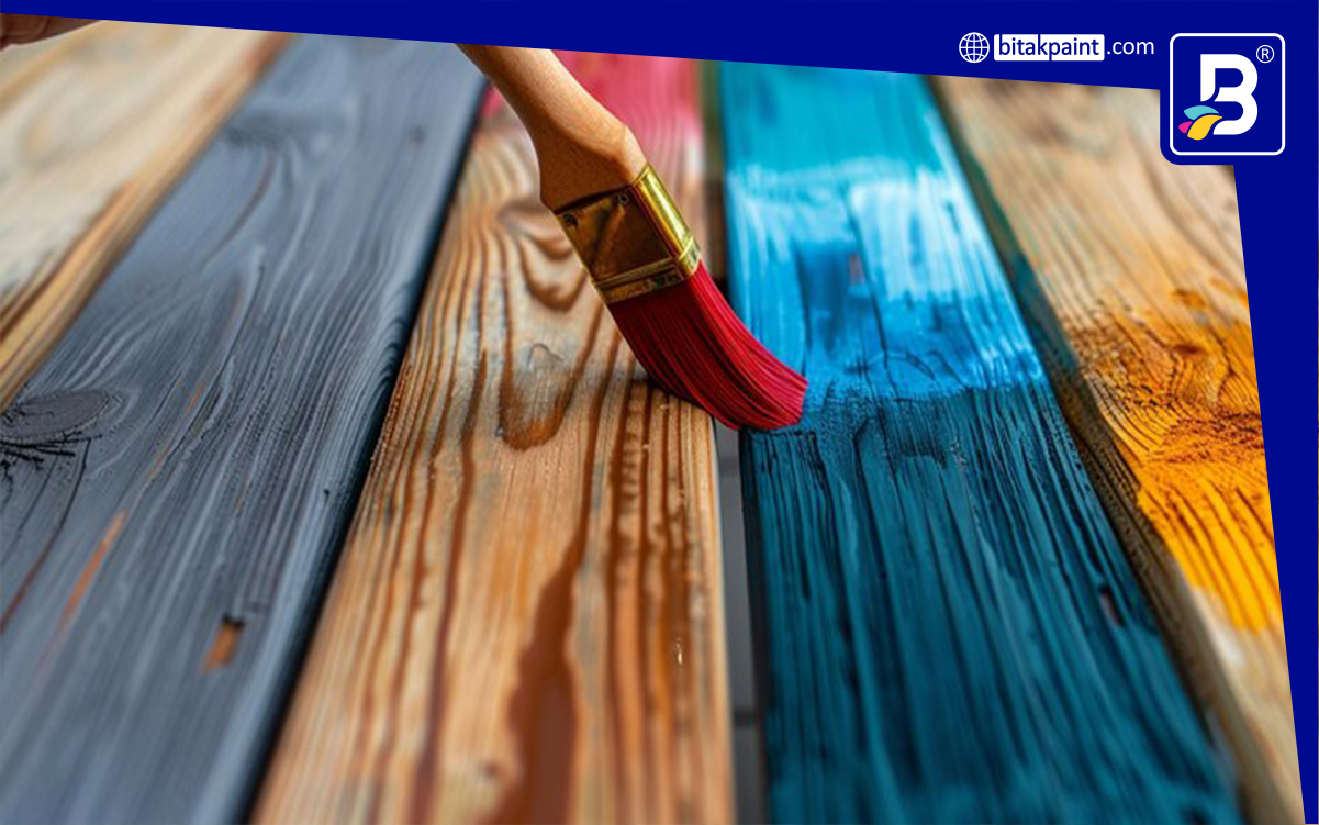 آشنایی با انواع رنگ و پوشش چوب
