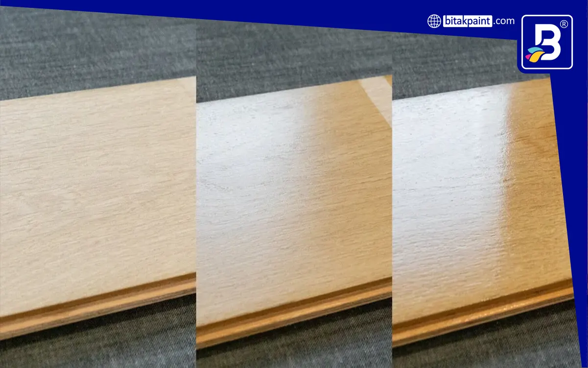 رنگ چوب مات بهتره یا براق تفاوت براقیت