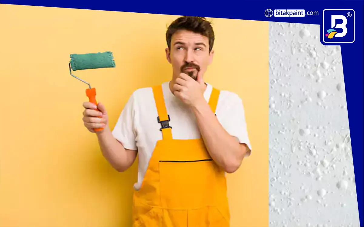 علت دون دون شدن رنگ با غلطک