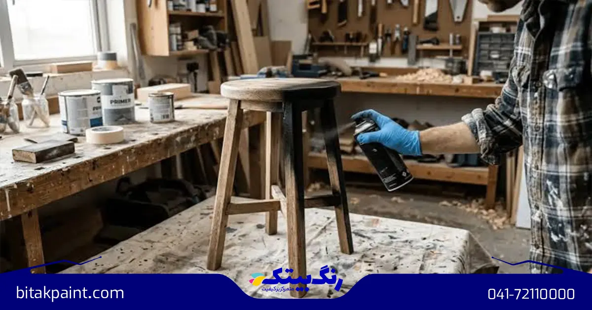 زمان خشک شدن رنگ اسپری